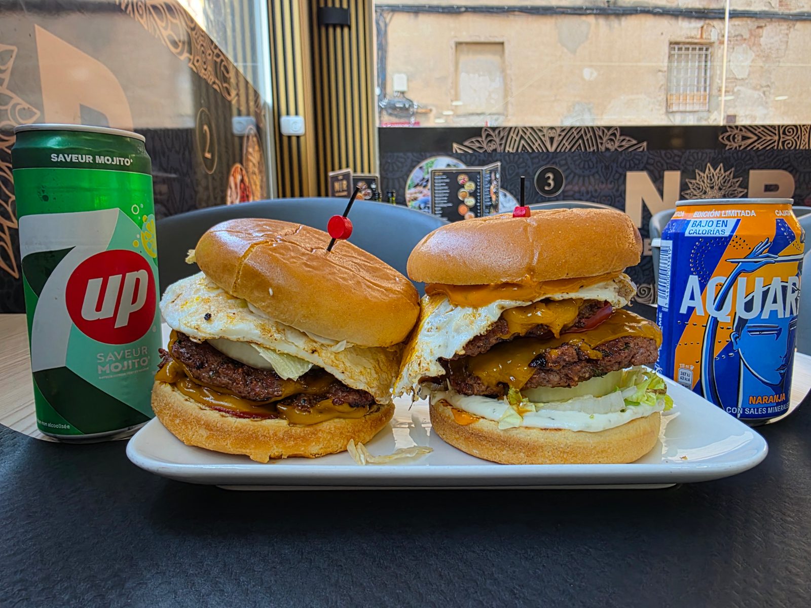 Variedad de hamburguesas